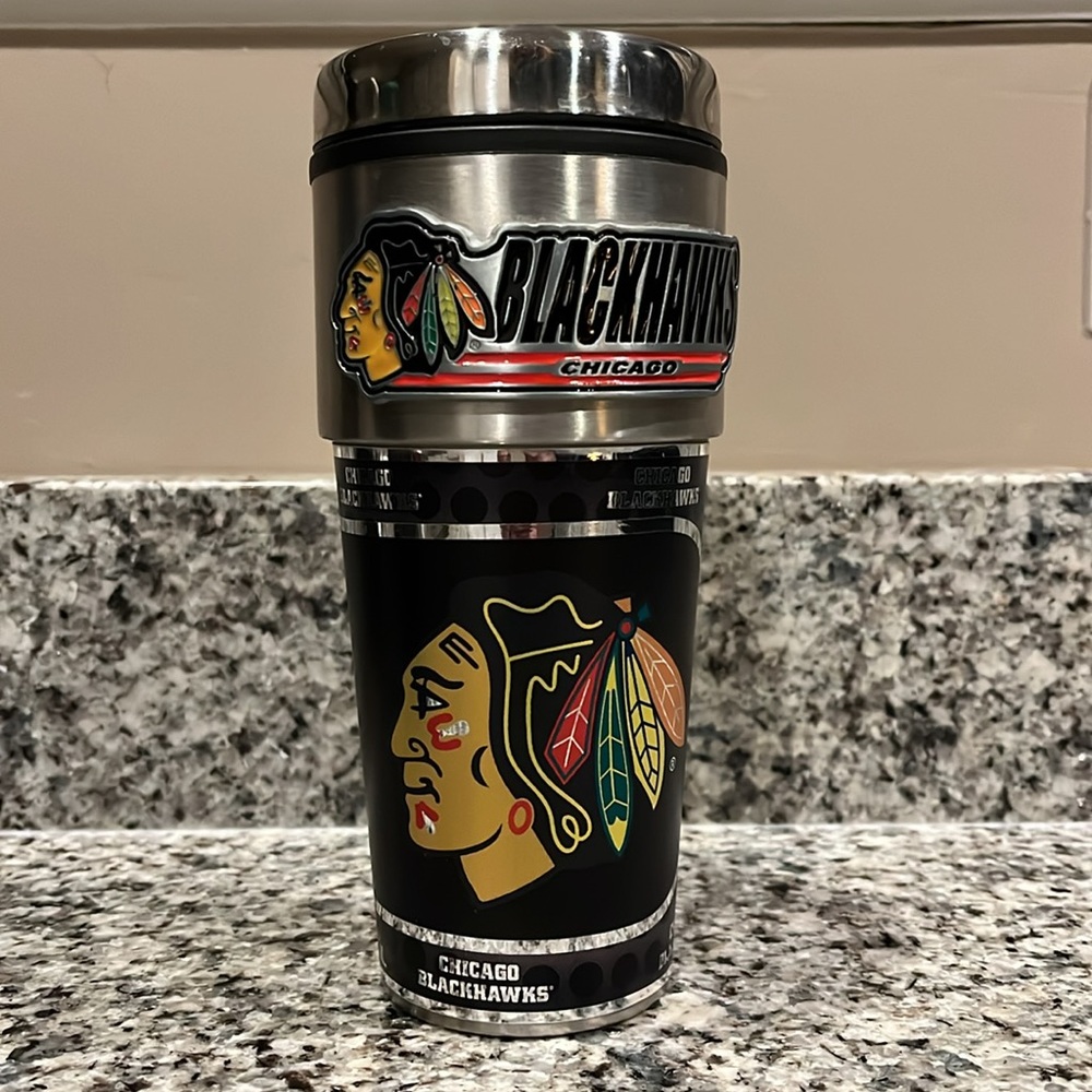 Blackhawks tumbler